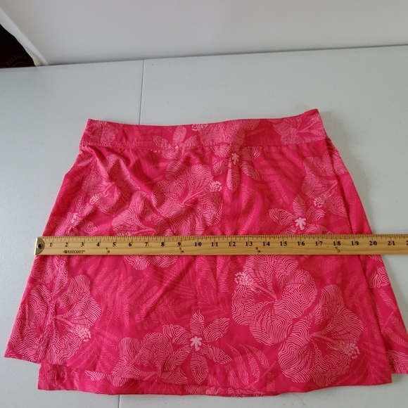 RipSkirt Hawaii Pink Floral Wrap Skirt Size M Beach Cover-up Activewear Length 1 - Picture 6 of 9